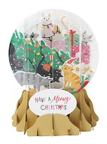 Trimming Trouble<br>2018 Pop-Up Snow Globe Card
